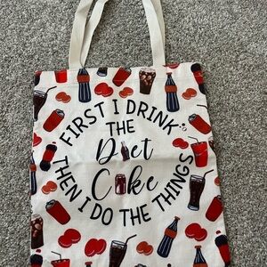 Diet  Coke  Tote Bag with Drink Design